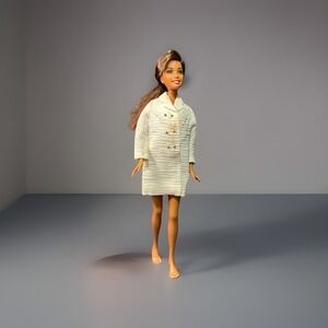 Vtg Francie‎ NOTE THE COAT  #1269 1967 White Coat Only Original Mattel 1960s